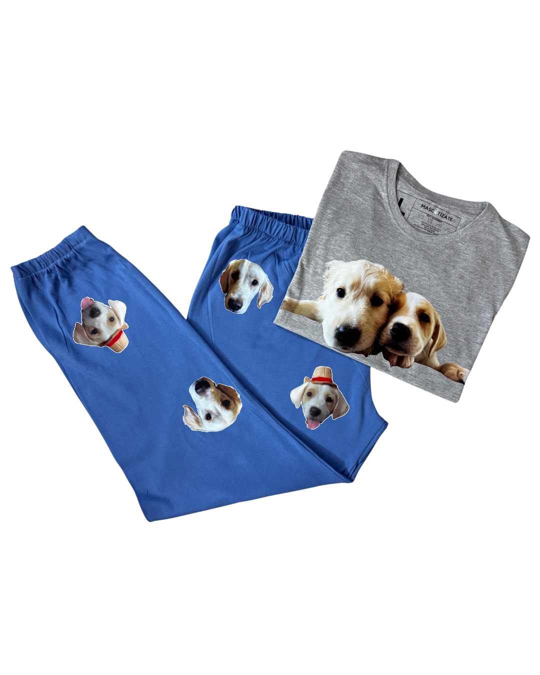 Pijama Personalizado Polera + Pantalón Hombre