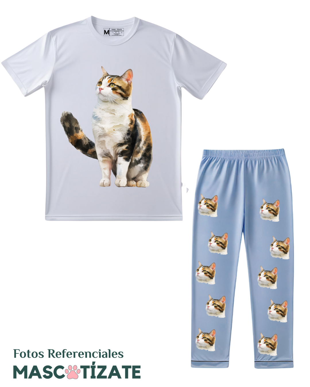 Pijama Personalizado Polera + Pantalón Hombre