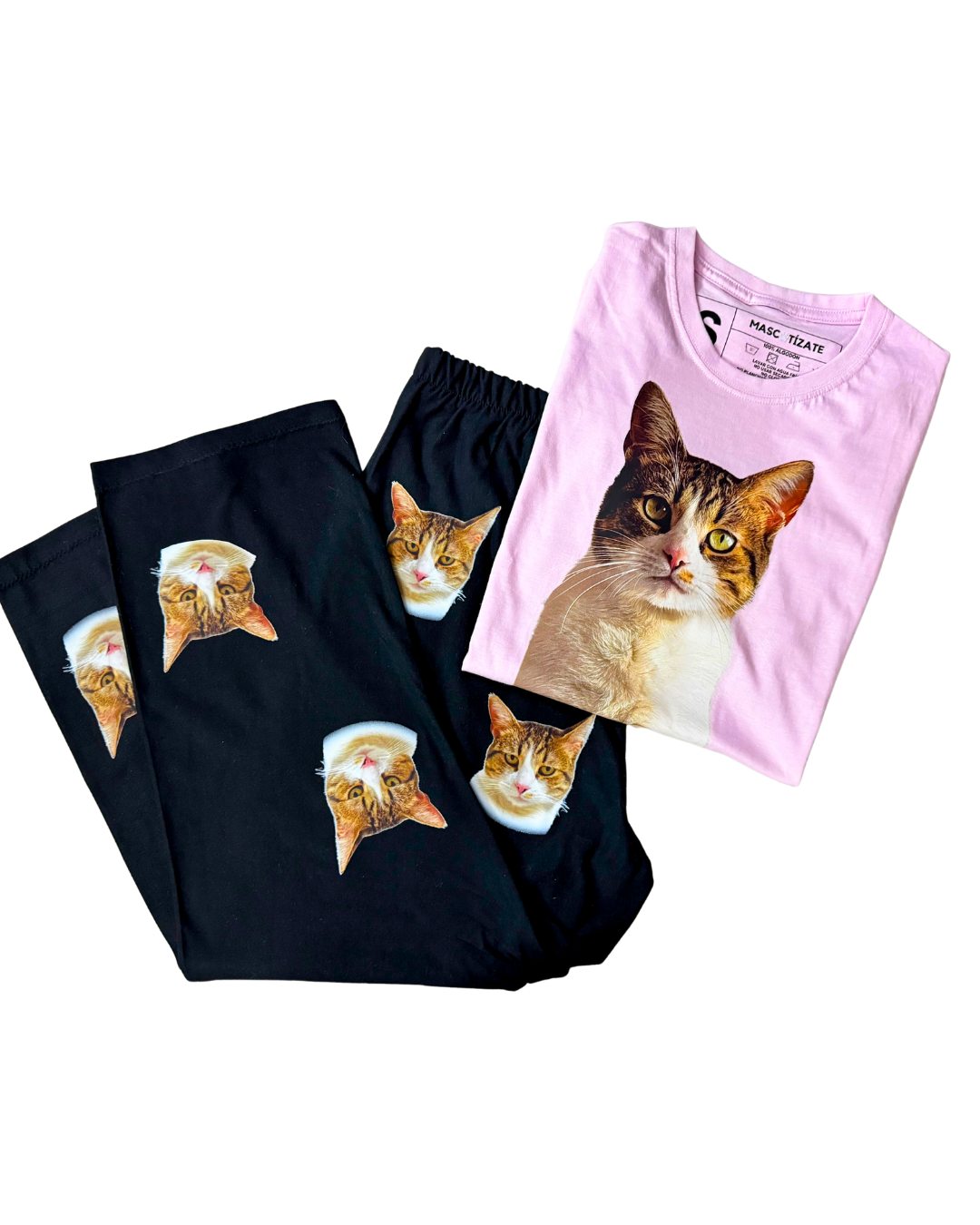 Pijama Personalizado Polera + Pantalón Mujer