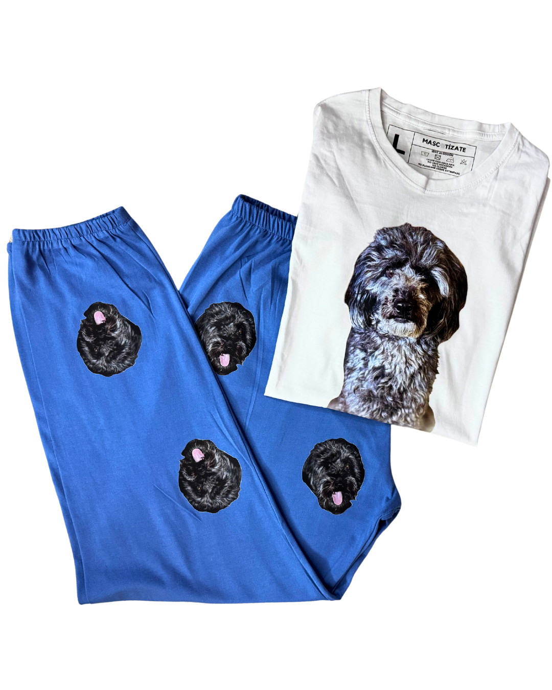 Pijama Personalizado Polera + Pantalón Hombre
