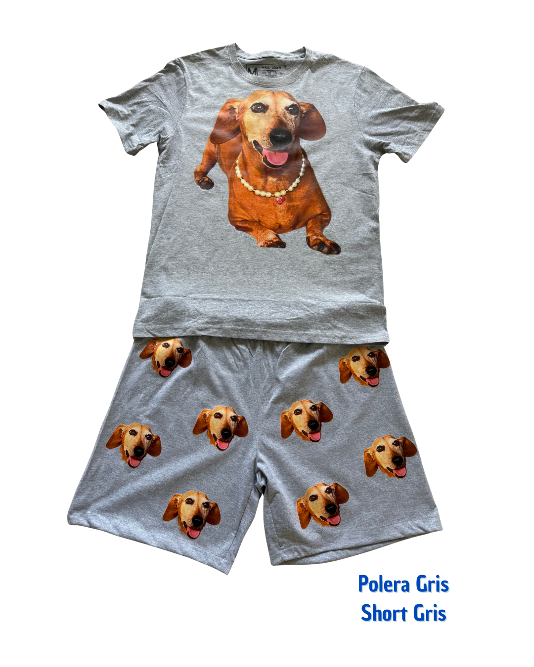 Pijama Personalizado Polera + Short Hombre