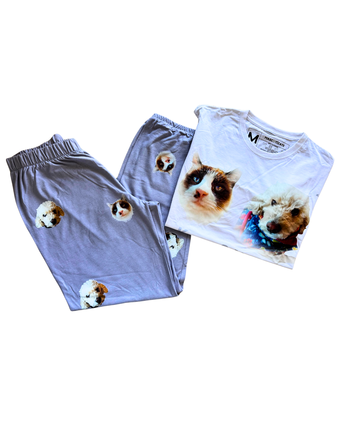Pijama Personalizado Polera + Pantalón Mujer
