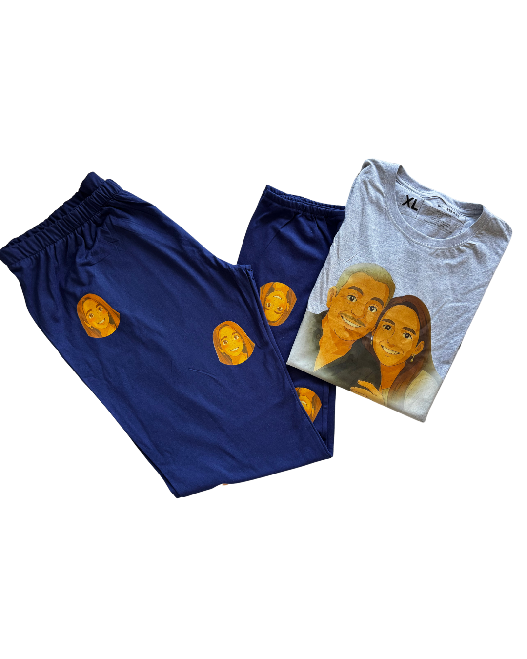 Pijama Personalizado Polera + Pantalón Hombre
