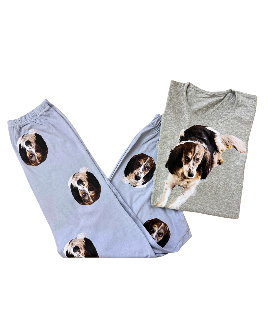 Pijama Personalizado Polera Manga Larga + Pantalón Mujer