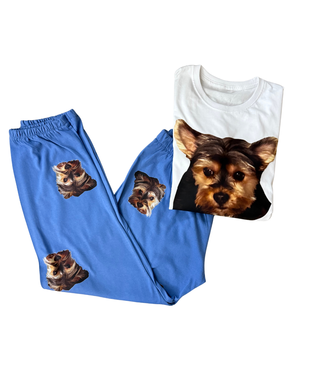 Pijama Personalizado Polera Manga Larga + Pantalón Niños
