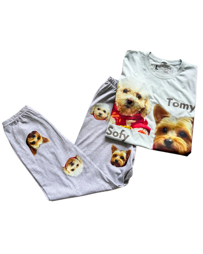 Pijama Personalizado Polera + Pantalón Mujer