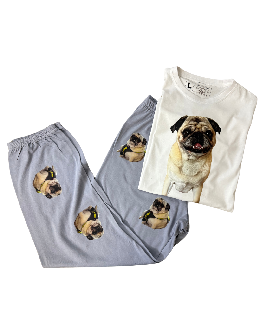 Pijama Personalizado Polera + Pantalón Mujer