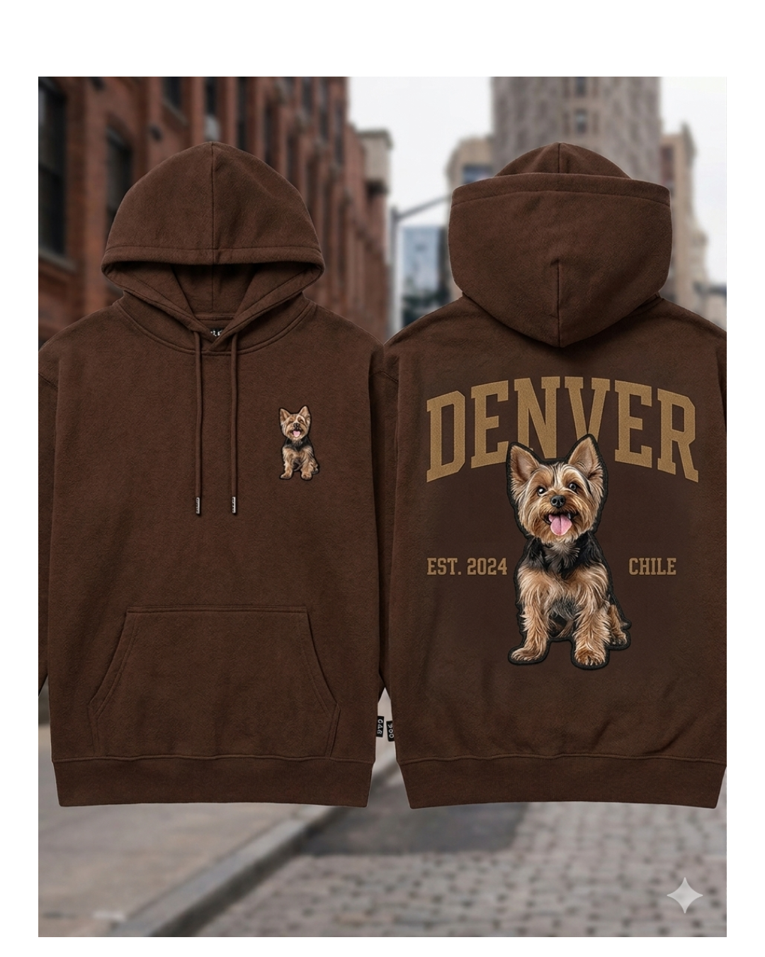 Polerones Personalizados de Mascotas – Hoodie Unisex con Diseño Exclusivo