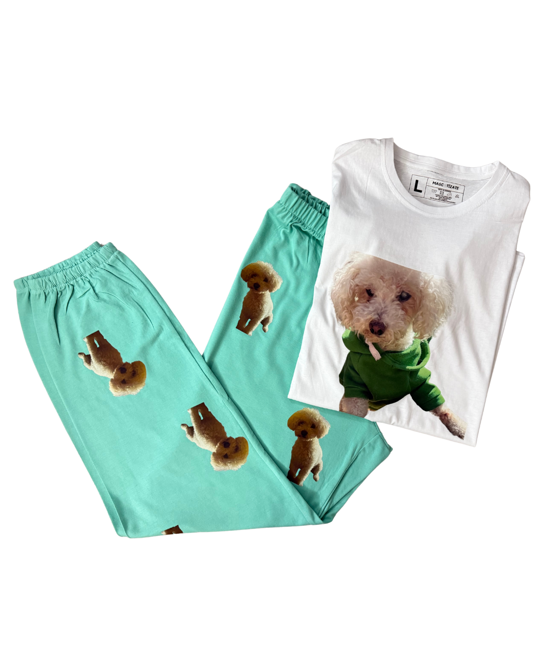 Pijama Personalizado Polera + Pantalón Mujer