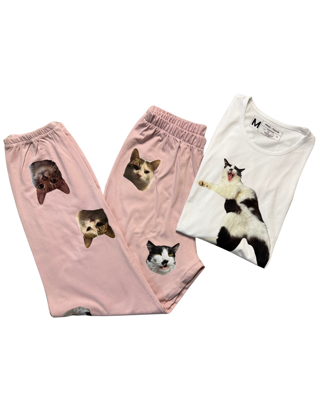 Pijama Personalizado Polera Manga Larga + Pantalón Mujer