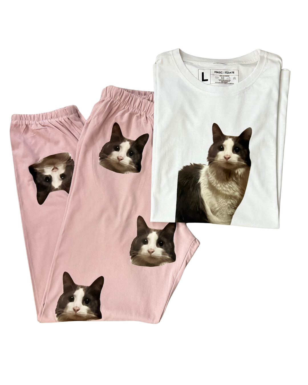 Pijama Personalizado Polera + Pantalón Mujer