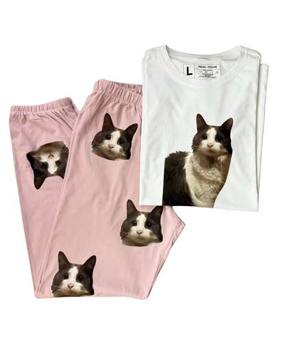 Pijama Personalizado Polera + Pantalón Mujer