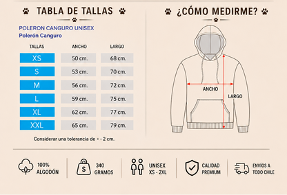 Polerones Personalizados de Mascotas – Hoodie Unisex con Diseño Exclusivo
