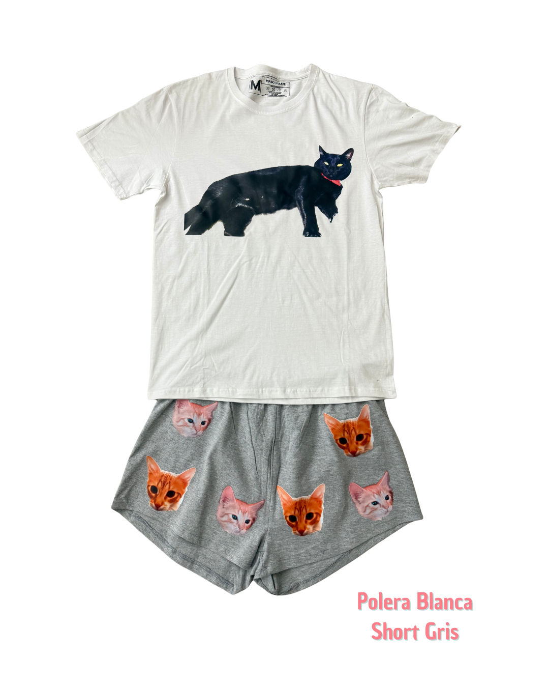Pijama Personalizado Polera + Short Mujer
