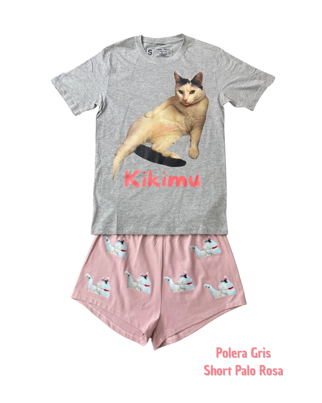 Pijama Personalizado Polera + Short Mujer