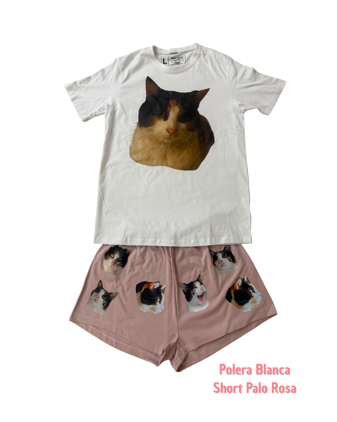 Pijama Personalizado Polera + Short Mujer
