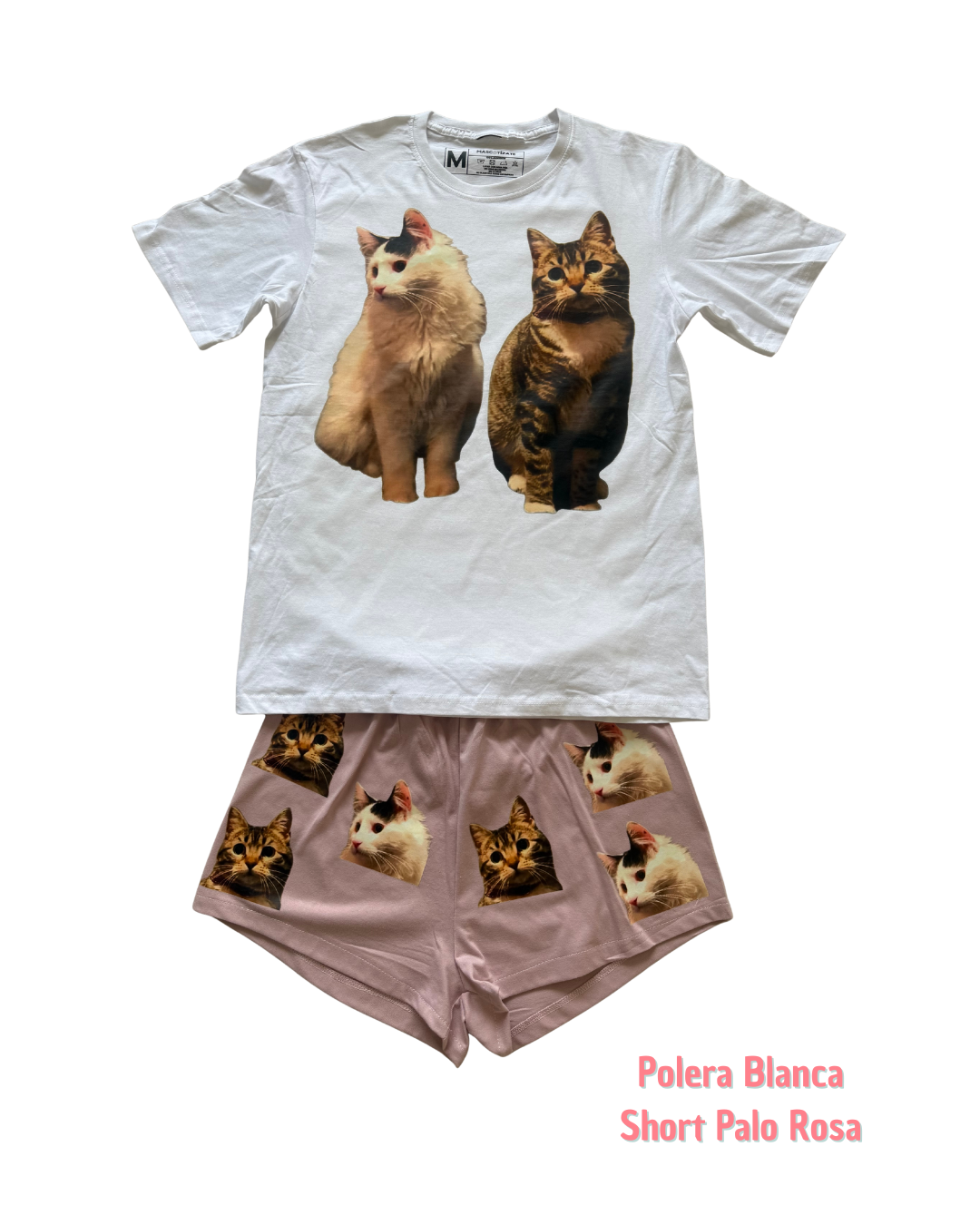 Pijama Personalizado Polera + Short Mujer