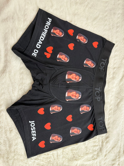Boxer Personalizado con Foto | Regalo San Valentín | Algodón 95% Elastano 5% | Diseño a Elección