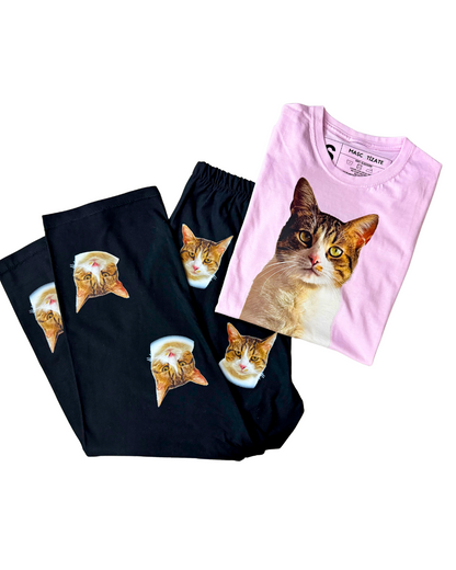 Pijama Personalizado Polera + Pantalón Mujer