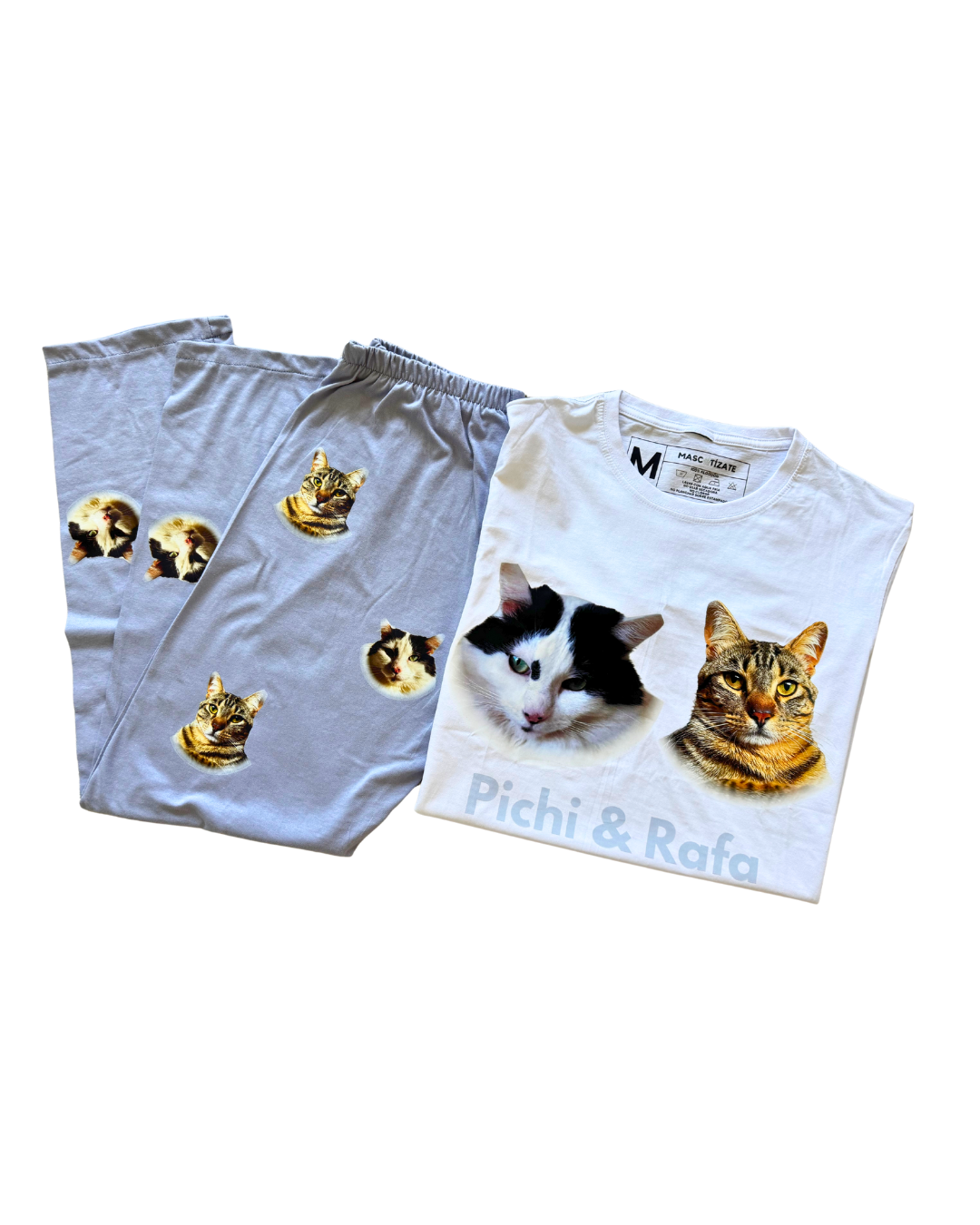 Pijama Personalizado Polera + Pantalón Mujer